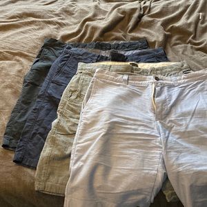 JCrew Club chino shorts 34x10.5. SOLD AS 1 unit!!!